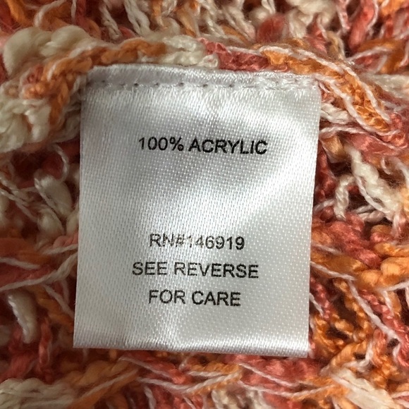 Freshman v-neck pointelle knit sweater, NWT, small - Picture 5 of 9